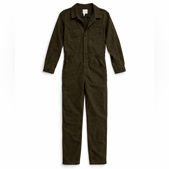 Unpublished Pants - Olive green jumpsuit